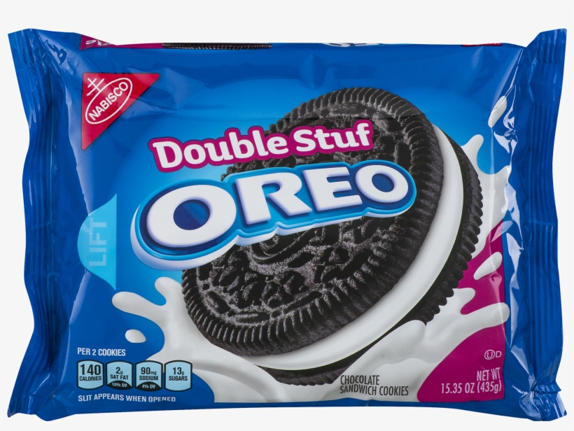 Banner Free Stock Nabisco Double Stuf Chocolate Sandwich Double Stuffed Oreo Package Free Transparent Png Download Pngkey