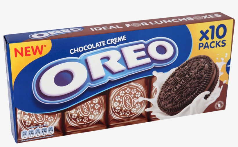 Oreo Chocolate Creme Snack Pack X - Oreo Snack Pack Chocolate 10's (220gm X8), transparent png #547951