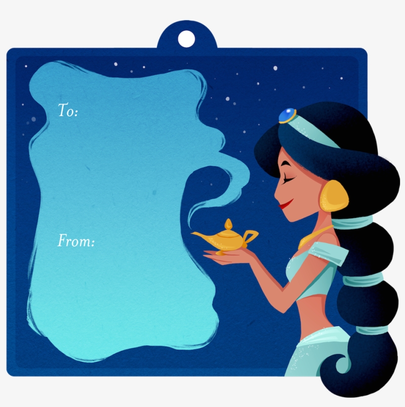 Di Holidaytag Jasmine Revised - Princess Jasmine Gift Tag, transparent png #547977
