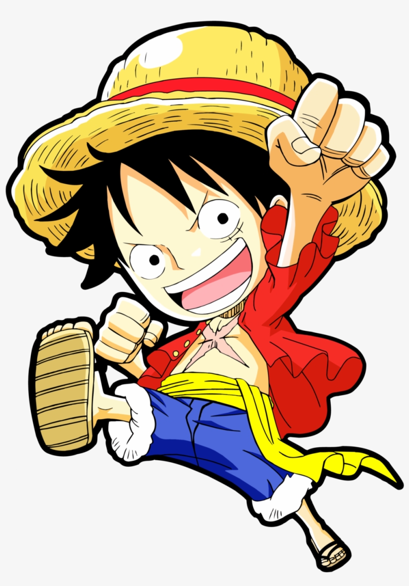 One Piece Render By Bloomsama On Deviantart Svg Transparent - One Piece Luffy Chibi, transparent png #547994