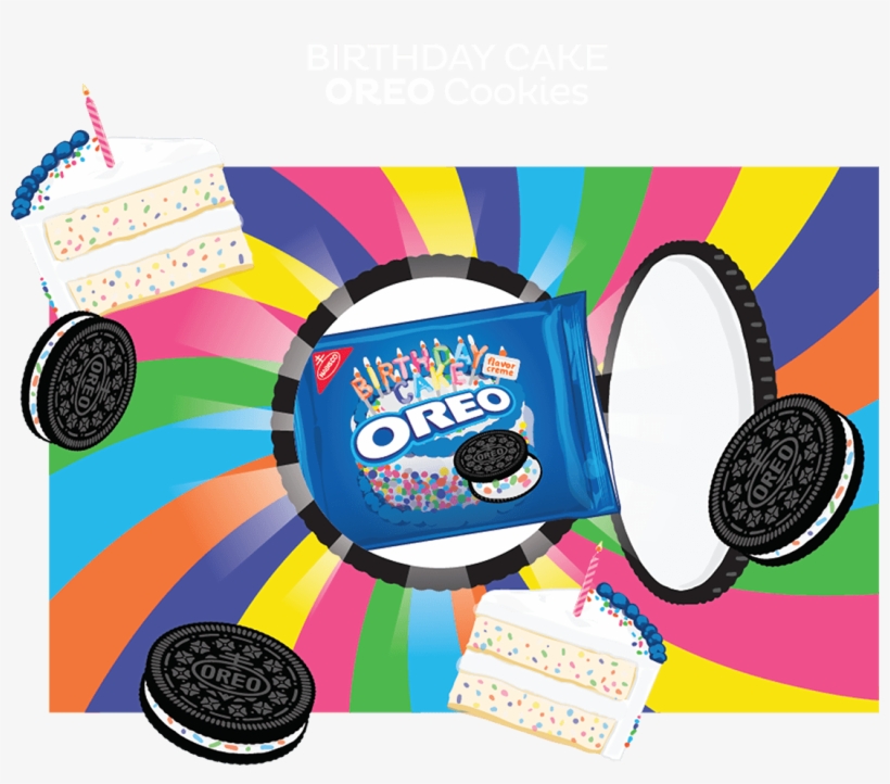 Oreo Clipart Box Cookie - Birthday Cake Oreos Png, transparent png #548032
