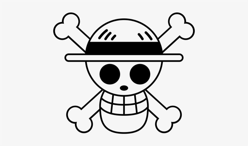 One Piece Logo Png Download - Luffy Jolly Roger, transparent png #548151