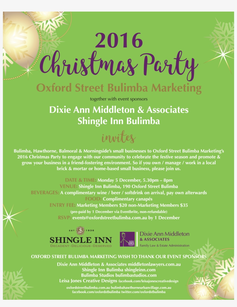 Associates And Shingle Inn Bulimba Invites Bulimba, - Erstklassiges Frohe Weihnacht-karten-geschäft Oder, transparent png #548270