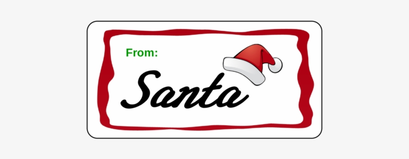 4" X 2" - Christmas Labels, transparent png #548334