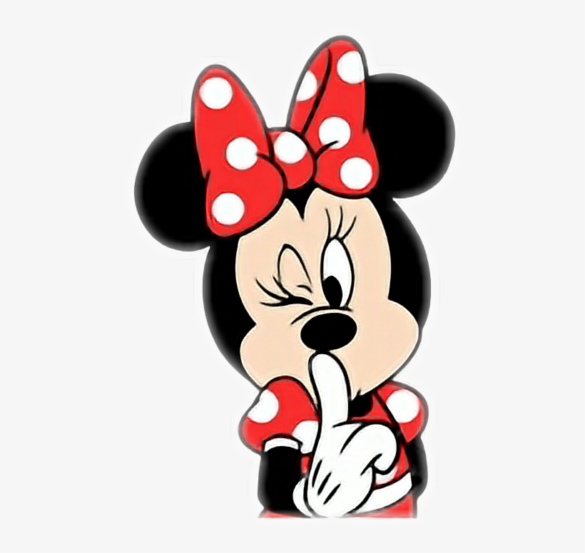 Report Abuse - Minnie Mouse Shhh, transparent png #548355