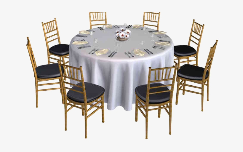 Party Table Png Vector Free Library - Table Rental, transparent png #548481