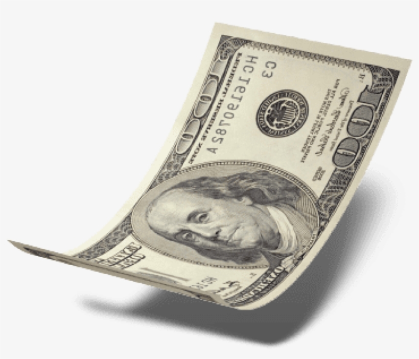 100 Dollar Bills Falling Png Svg Transparent Stock - Floating Money Dollar Png, transparent png #548652