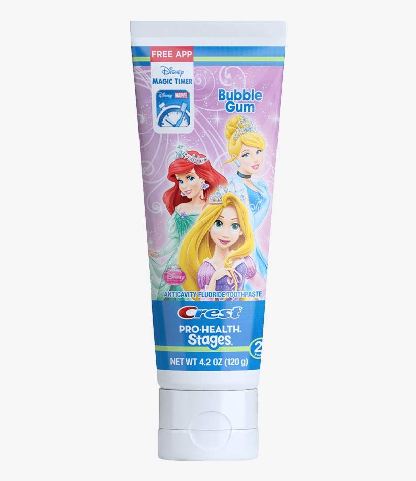 Crest Pro-health Stages Disney Princess Toothpaste - Crest Princess Toothpaste, transparent png #548917