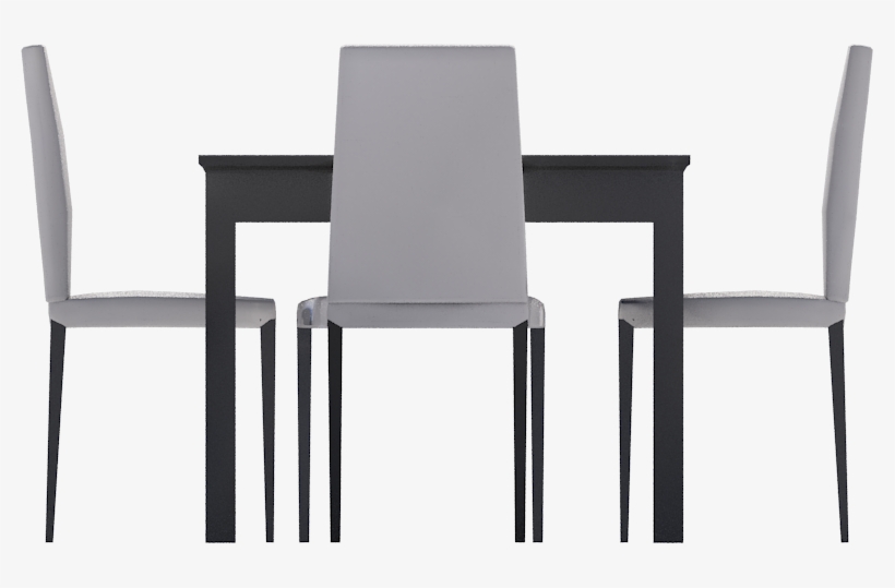 Markor Table And Chairsright - Dining Table Section Png, transparent png #549168