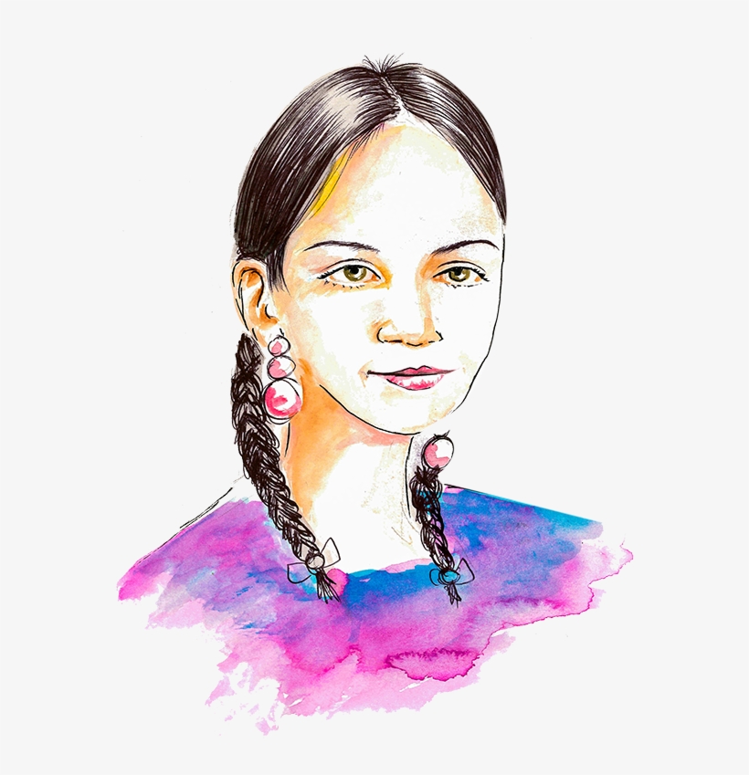 She Was Finally In Kenya - Illustration, transparent png #549188
