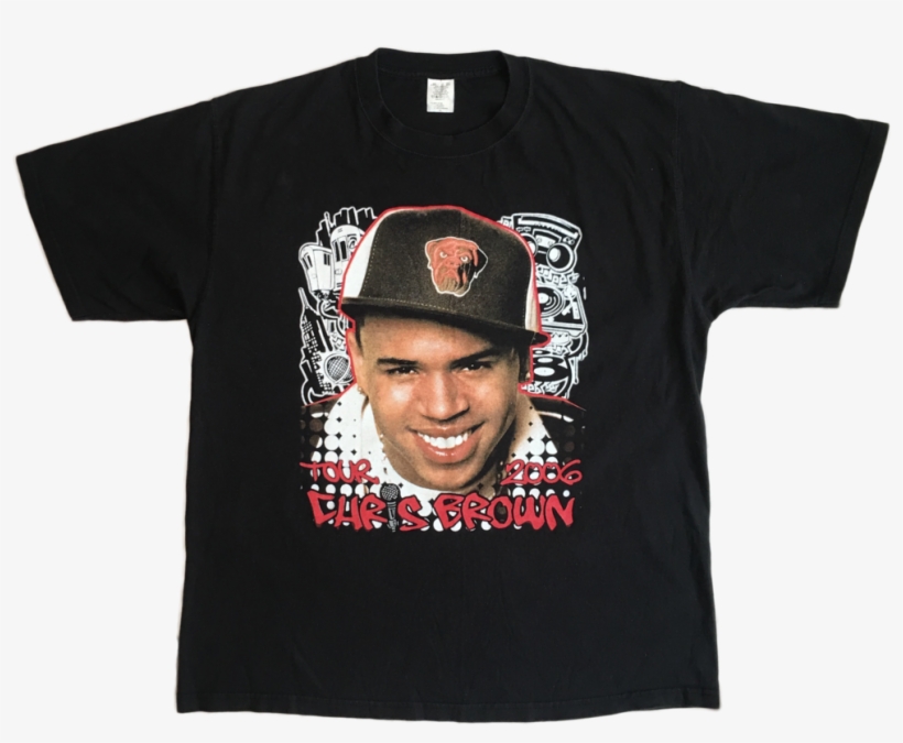 2006 Chris Brown Tour T-shirt, transparent png #549210