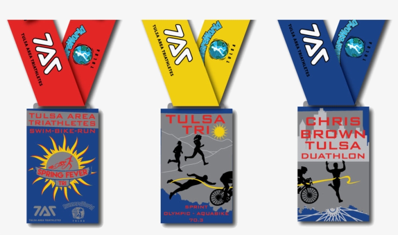 Finisher's Medal For The 2018 Chris Brown Duathlon - Triathlon, transparent png #549352