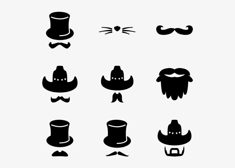 Moustaches - Costume Icon, transparent png #549456
