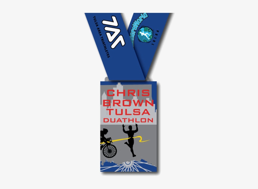 Finisher's Medal For The 2018 Chris Brown Duathlon - Triathlon, transparent png #549746