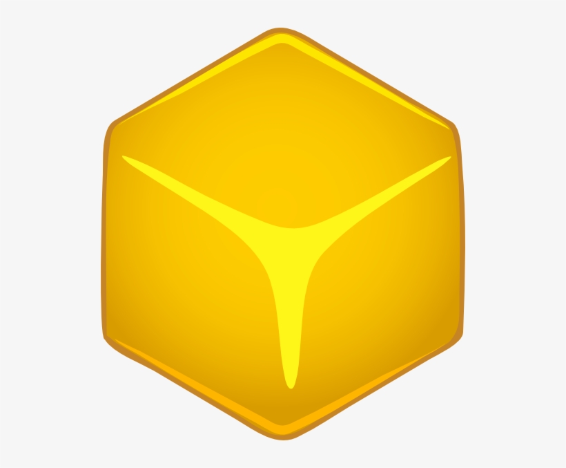 Yellow Cube Clipart, transparent png #549868