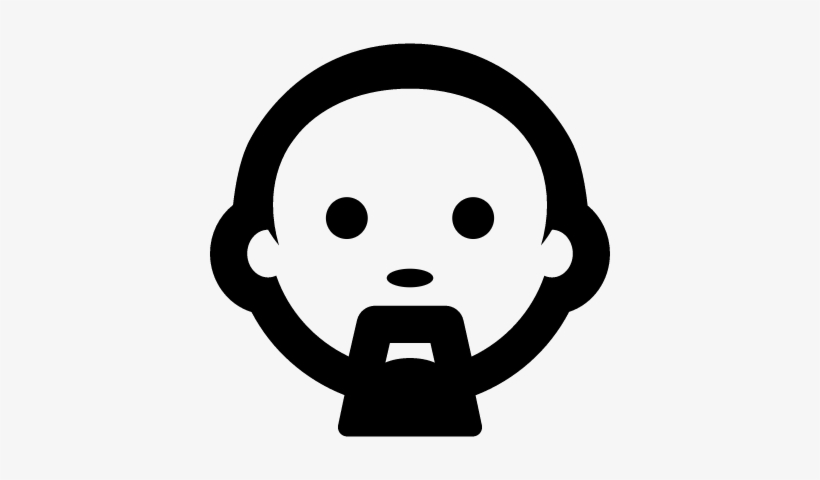 Bald Man With Goatee Vector - Old Chinese Guy Png, transparent png #549894