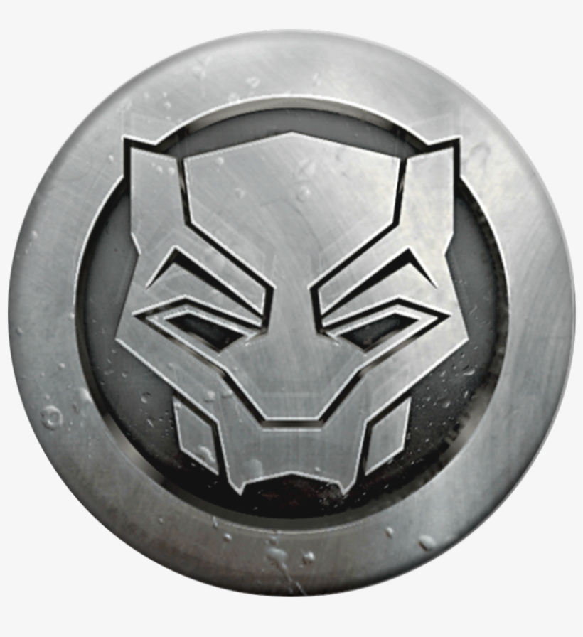 Black Panther Monochrome - Black Panther Logo Png, transparent png #5400671