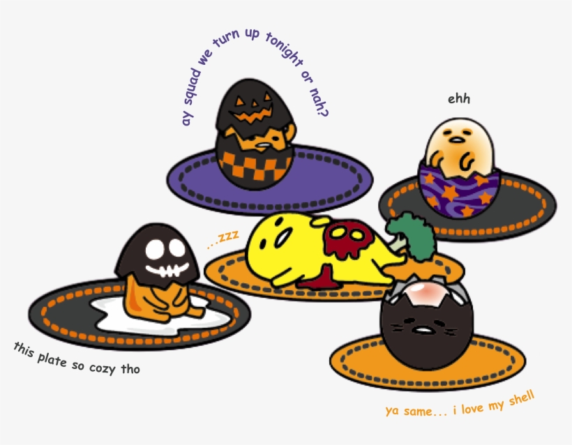 Source Gudetama The Lazy Egg Halloween Sanrio Png Gudetama, transparent png #5400674