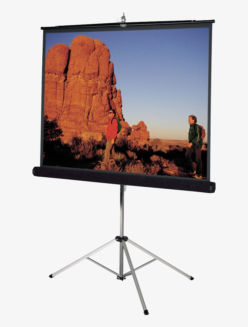 User Manual - Da-lite Picture King Projection Screen With Tripod, transparent png #5401612