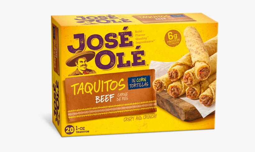 Graphic Black And White Download Burrito Clipart Taquito - Jose Ole Rolled Tacos, transparent png #5402464