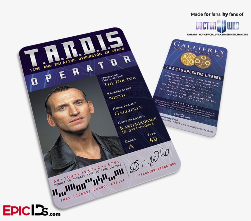 Tardis 'doctor Who' Operator License - Doctor Who, transparent png #5403059