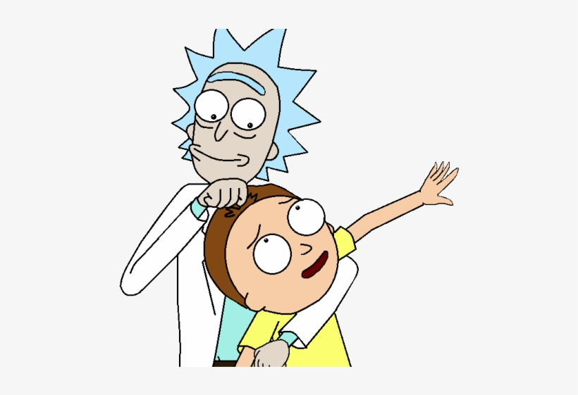 Rick And Morty Clipart Happy, transparent png #5403598