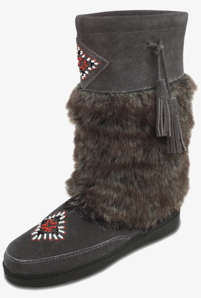 Pile Lined With Faux Fur Shaft - Shoe, transparent png #5404218