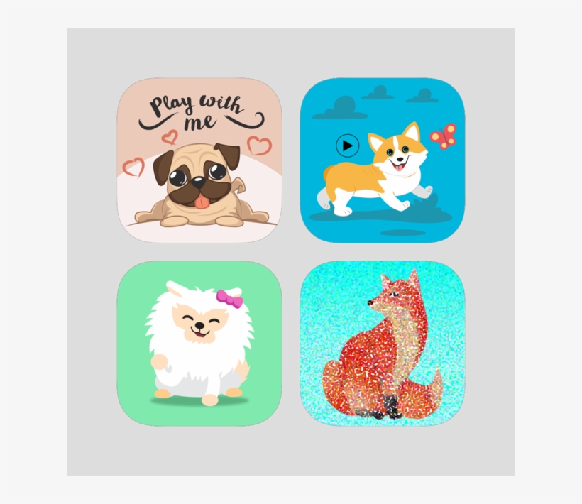Adorable Puppies With Animated Animal On The App Store, transparent png #5405056
