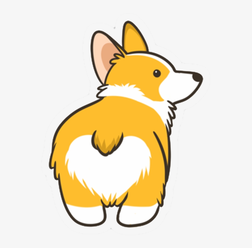 Corgi-png - Corgi Butt Throw Blanket, transparent png #5405391