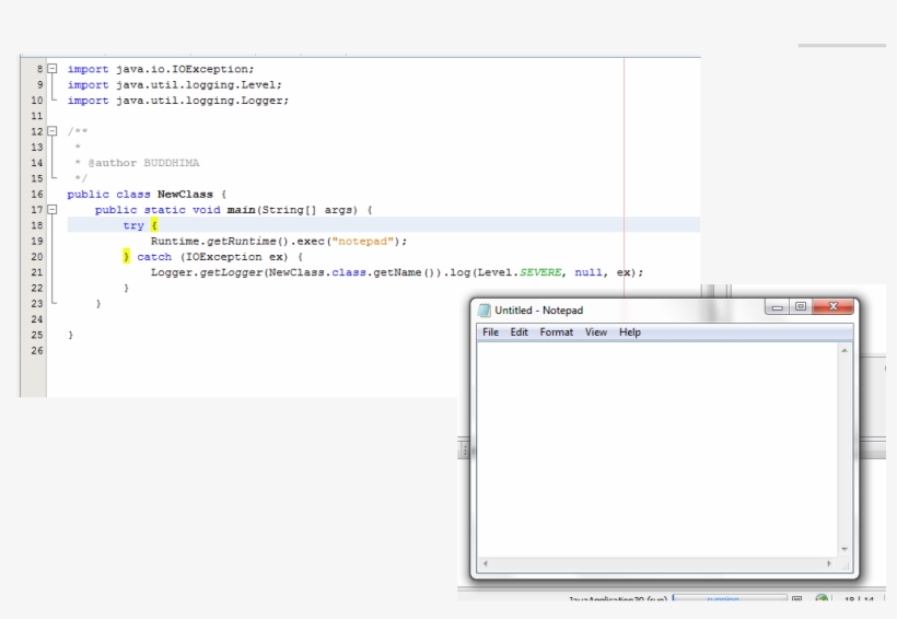 Dos Command Java Application Notebook Free Transparent PNG Download