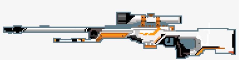 Asiimov Awp - Sniper Rifle, transparent png #5405872