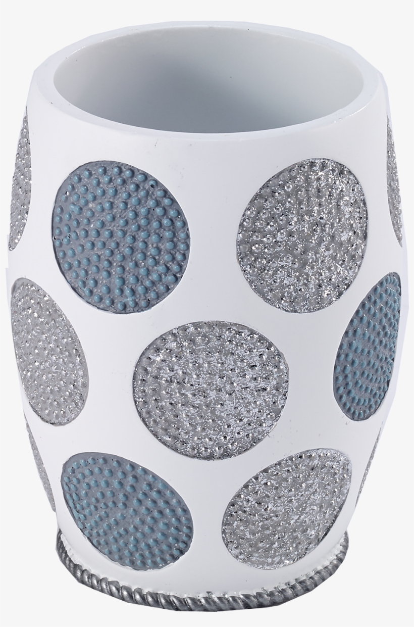 White - Avanti Dotted Circle Tumbler - Blue, transparent png #5406631