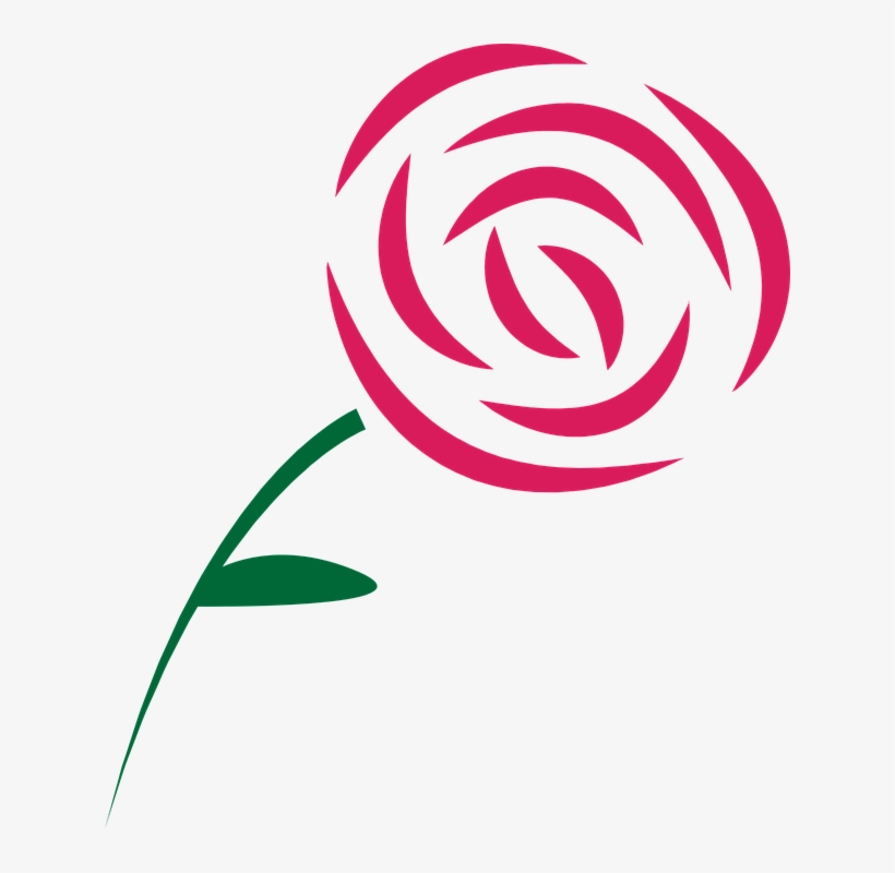 Vectores Rosas Png - Simple Rose - Free Transparent PNG Download - PNGkey