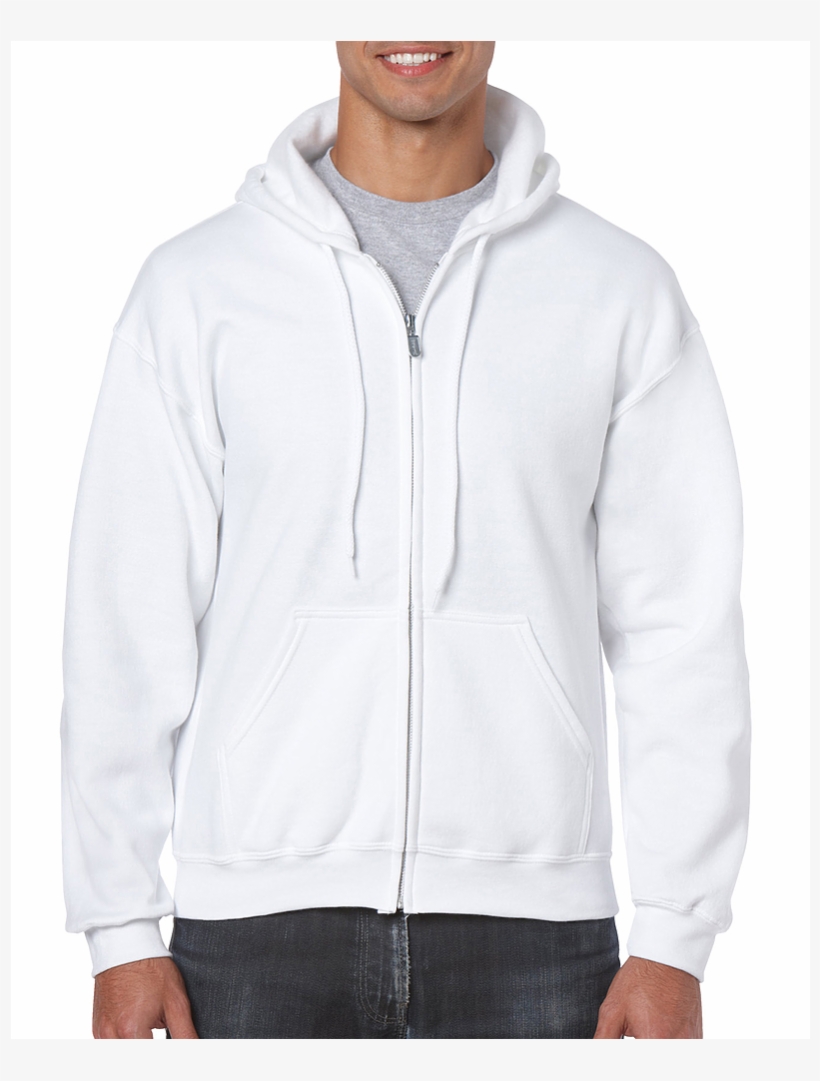 18600 Gildan 50/50 Full Zip Hooded Sweatshirt, transparent png #5407090
