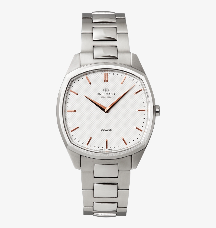 Octagon / Steel / White - Tissot 1853 Pr 100, transparent png #5407228