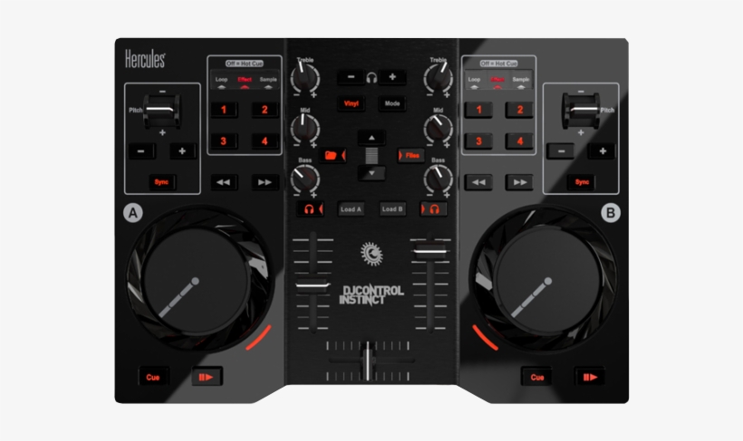 Djcontrol Instinct - Hercules Dj Console Instinct, transparent png #5407685