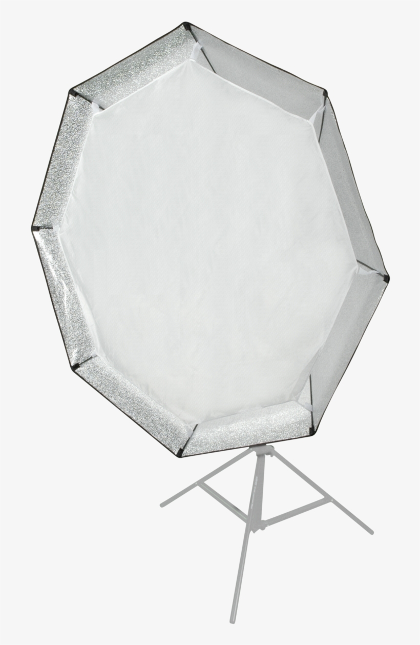 15967 - Black/white - Octagon Softbox - 140cm, transparent png #5407804