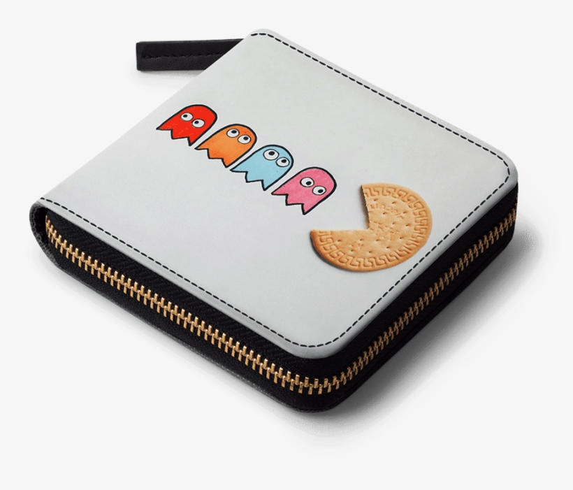 Dailyobjects Marie Biscuit Pacman Zip Wallet Buy Online - Wallet, transparent png #5407879