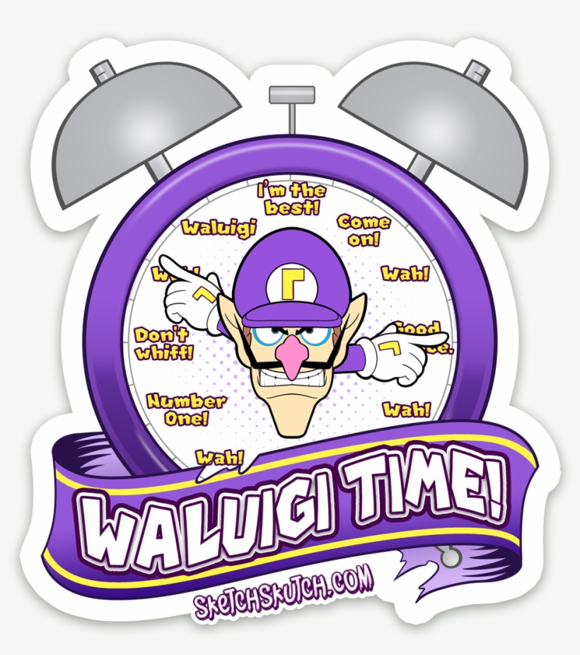 “waluigi Time Sticker Will Be Available Tomorrow In - Fc Bonbruck Bodenkirchen, transparent png #5410303