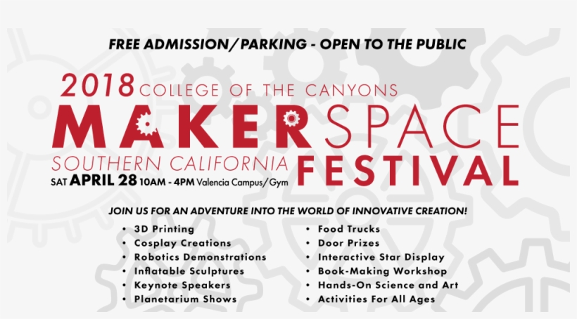 Makerspace Festival Banner Free Transparent Png Download Pngkey