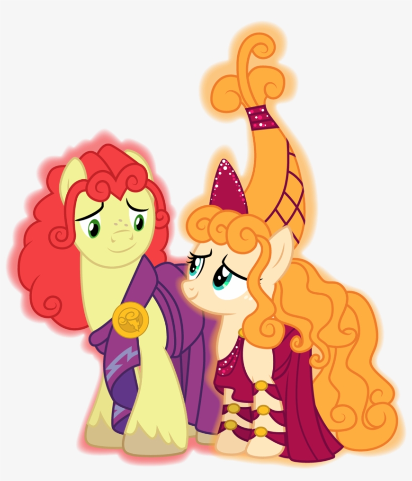 Bright Mac And Pear Png Free Library - Mlp Bright Mac And Buttercup, transparent png #5411520
