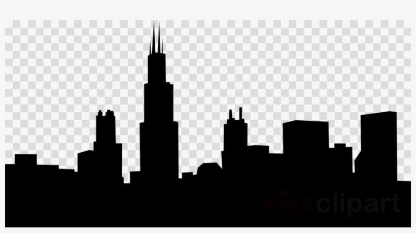 Chicago Skyline Png Clipart Chicago Skyline Clip Art, transparent png #5411876