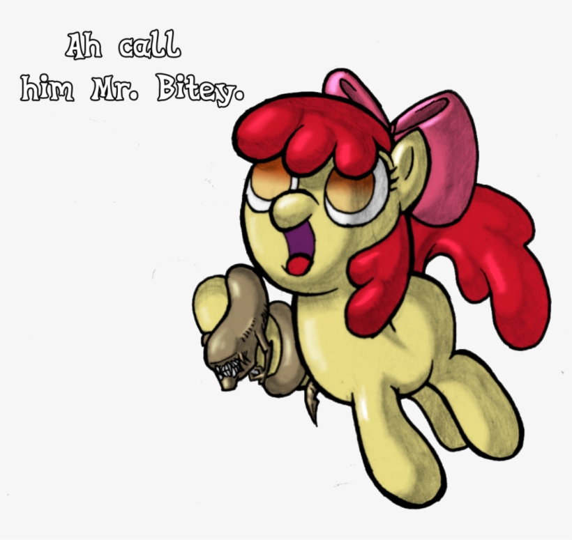 Alien, Alien , Apple Bloom, Artist - Deviantart, transparent png #5412287