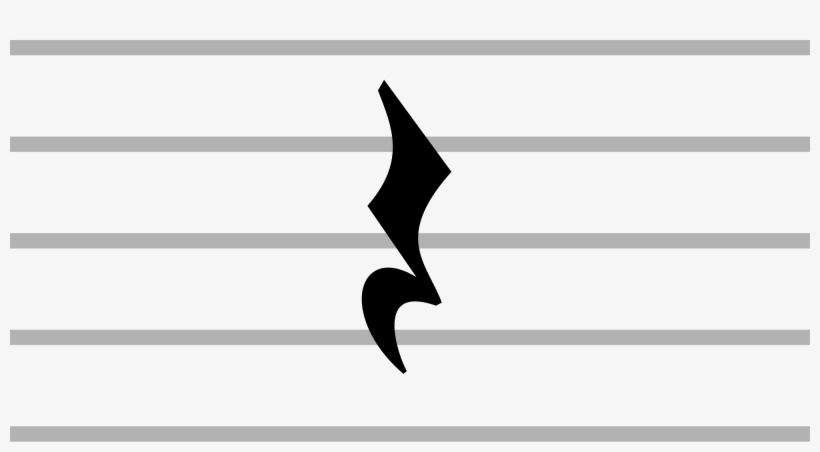 Quarter Rest Png - Dấu Lặng, transparent png #5412498