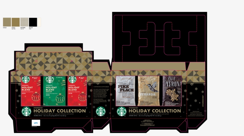 Every Year Starbucks Launches A Holiday Sampling Box - Graphic Design, transparent png #5413123