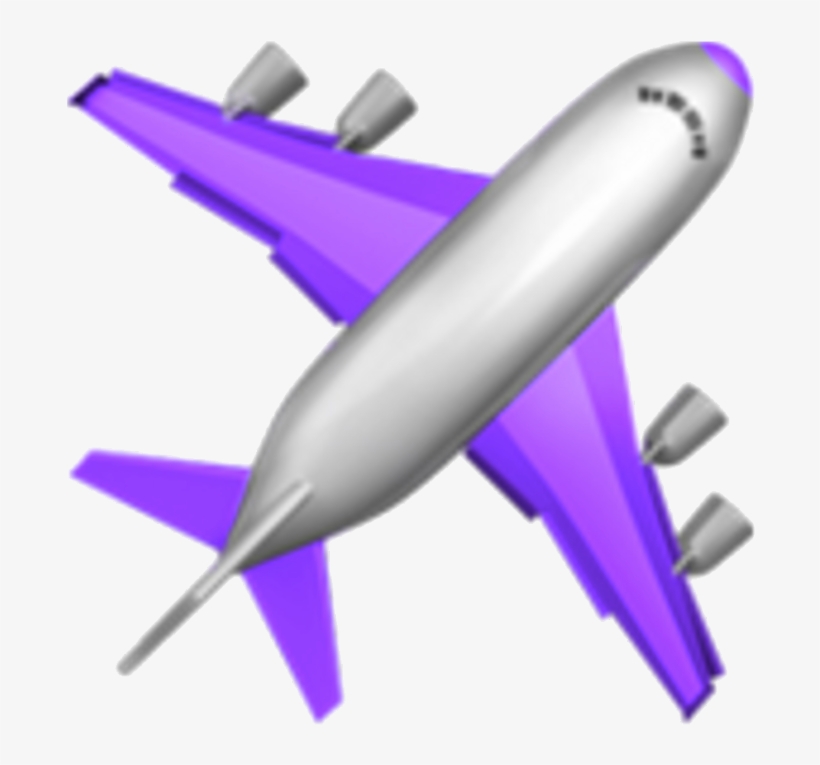 Purple Emoji Tumblr Travel Plane Cute - Tote Bag | Hand Bag | Women Bag | Crochet Bag | Woman, transparent png #5414293