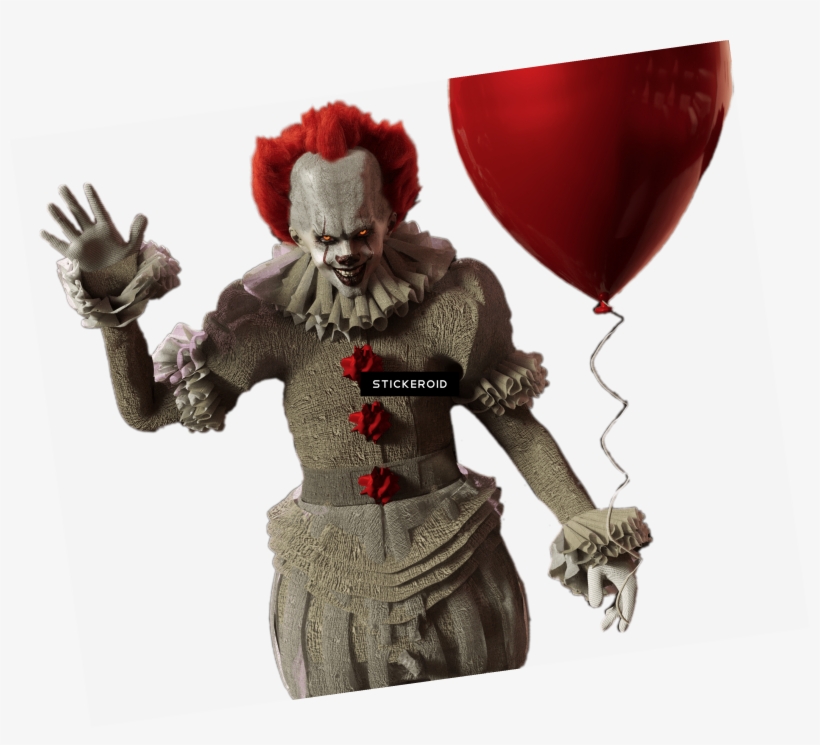 It Pennywise With Red Balloon, transparent png #5414456