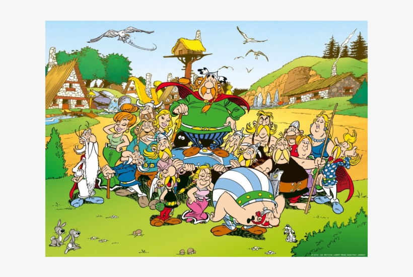 The Village - Astérix Et Les Gaulois, transparent png #5416446