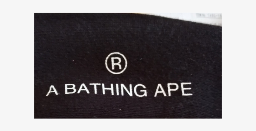 A Bathing Ape Bape Socks - Missionary, transparent png #5416595