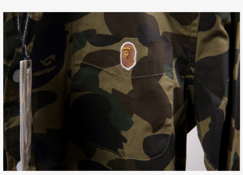 Bathing Ape Camo Black Shirt, transparent png #5416757